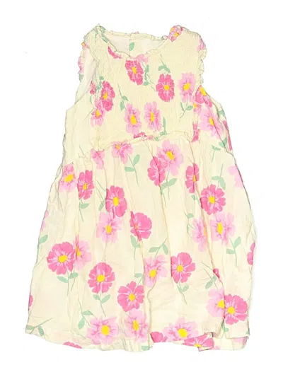 Pre-owned Zara Kids' Dress In Yellow