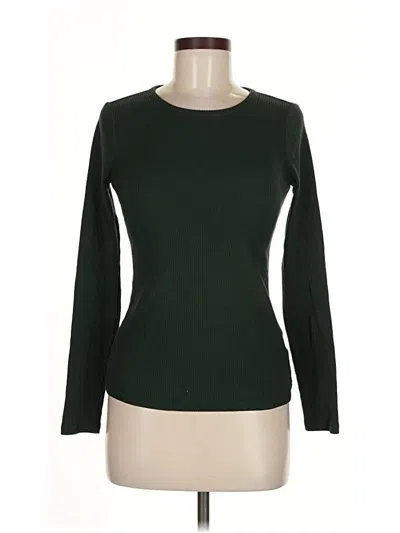 Pre-owned Gap Long Sleeve T-shirt In Green