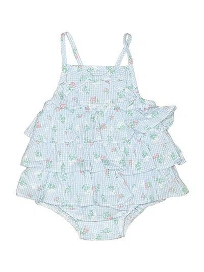 Pre-owned Little Me Kids' Dress In Blue