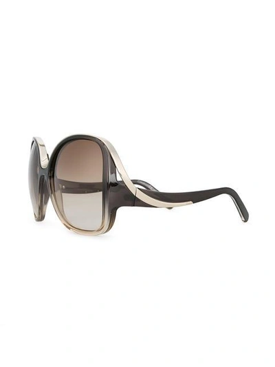 Shop Chloé Eyewear 'mandy' Sonnenbrille - Grau