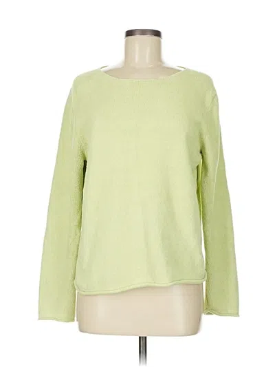 Pre-owned Jjill Pullover Sweater In Green