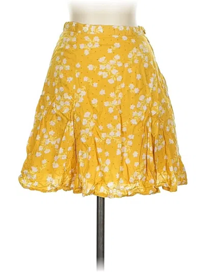 Pre-owned Billabong Casual Skirt In Yellow