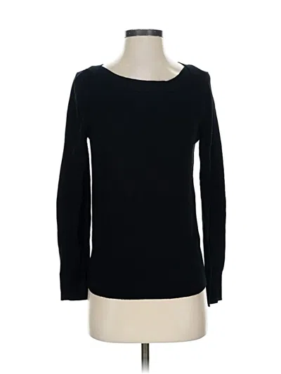 Pre-owned Carole Little Long Sleeve T-shirt In Black