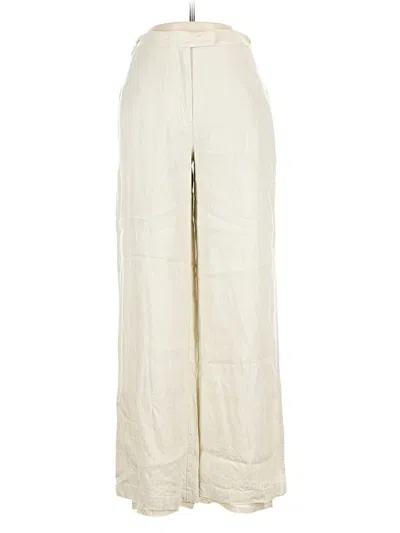 Pre-owned Jjill Linen Pants In White