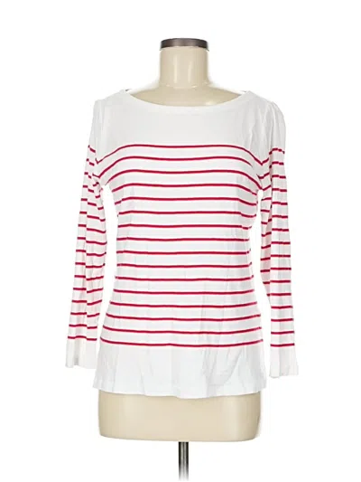 Pre-owned Vineyard Vines 3/4 Sleeve T-shirt In White