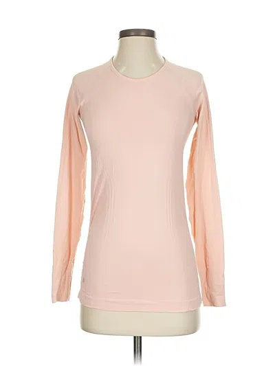 Pre-owned Athleta Long Sleeve T-shirt In Pink