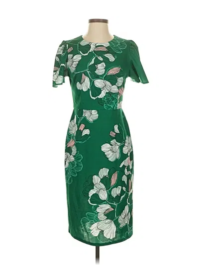 Pre-owned Liz Claiborne Cocktail Dress In Green