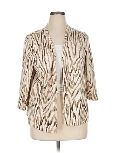 Pre-owned Chico's Cardigan Sweater In Gold