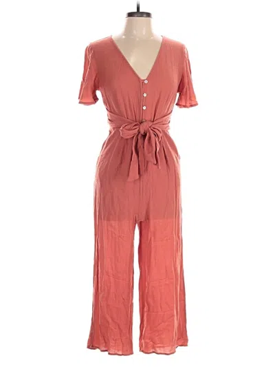 Pre-owned Day To Day By Blu Pepper Jumpsuit In Red