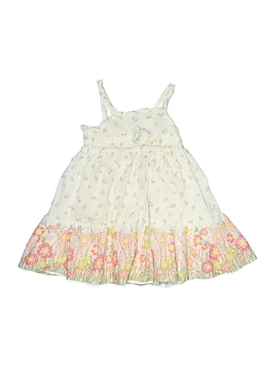 Pre-owned Tahari Kids' Dress In White