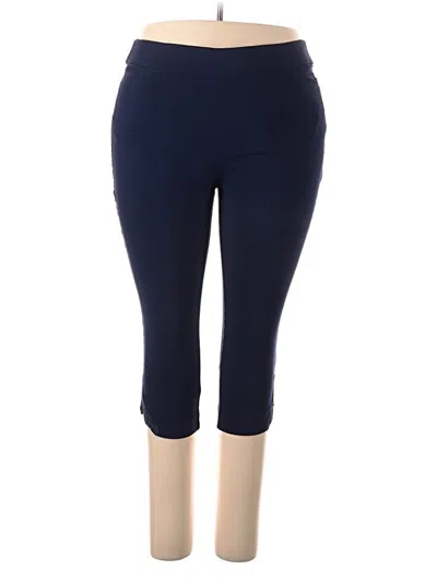 Pre-owned Kim Rogers Active Pants In Blue