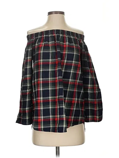 Pre-owned Velvet Heart 3/4 Sleeve Blouse In Black