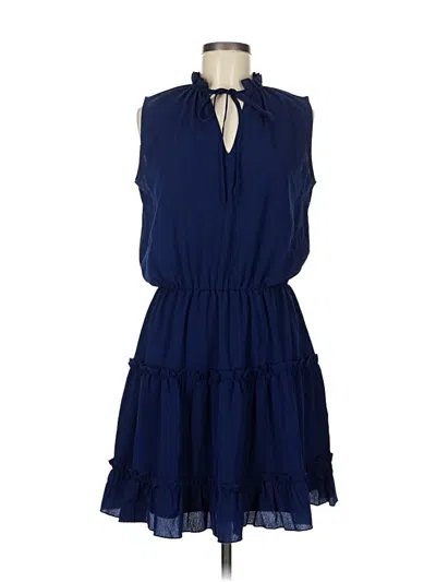 Pre-owned Unbranded Casual Dress In Blue