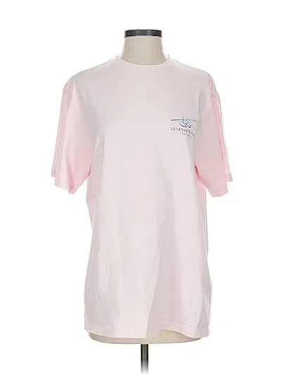 Pre-owned Vineyard Vines Short Sleeve T-shirt In Pink