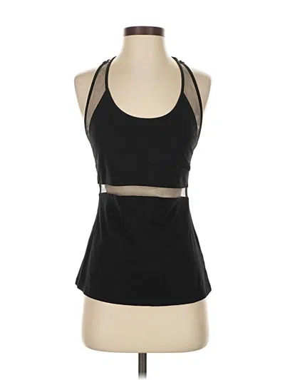 Pre-owned Dkny Tank Top Black Halter Neckline Tops