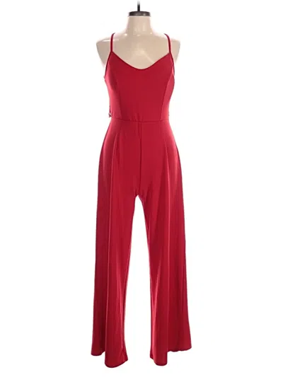Pre-owned Trixxi Jumpsuit In Red