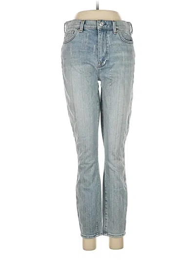 Pre-owned 7 For All Mankind Jeans In Blue