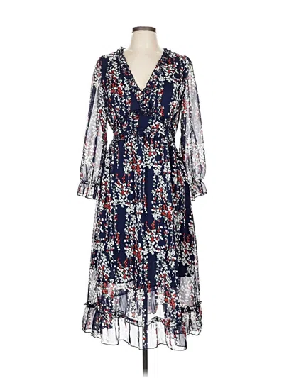 Pre-owned Assorted Brands Casual Dress In Blue