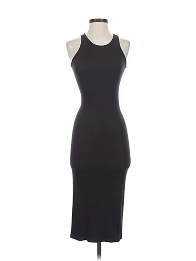 Pre-owned Enza Costa Cocktail Dress In Black