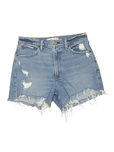 Pre-owned Abercrombie & Fitch Denim Shorts In Blue