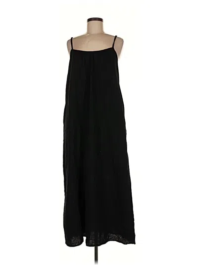 Pre-owned Sol Angeles Casual Dress In Black