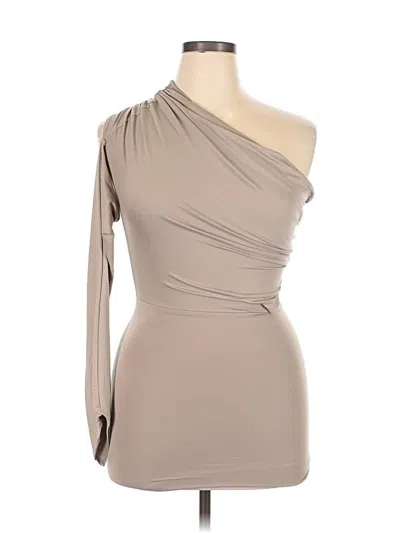 Pre-owned Unbranded Cocktail Dress In Brown
