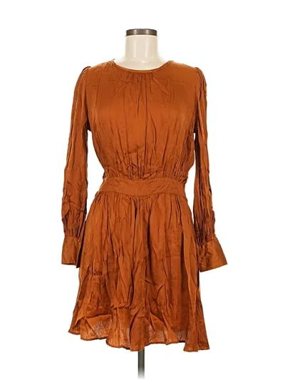 Pre-owned By Timo Casual Dress In Brown