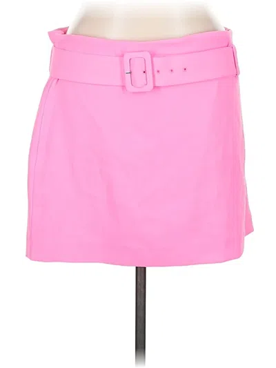 Pre-owned Express Casual Skirt In Pink