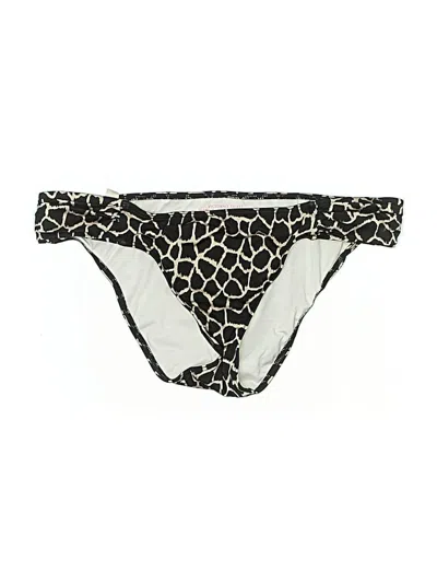 Pre-owned Victoria's Secret Swimsuit Bottoms In Black