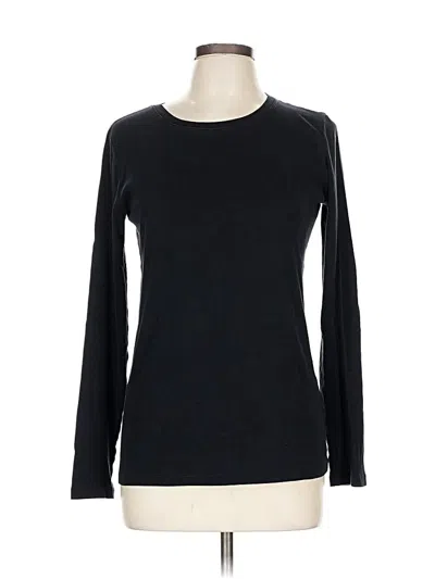 Pre-owned Gap Long Sleeve T-shirt In Black