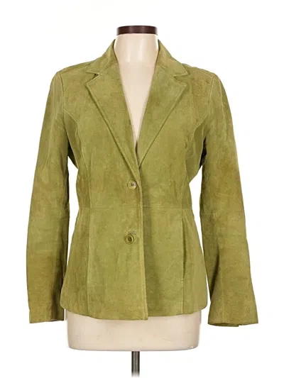 Pre-owned Liz Claiborne Blazer Jacket In Green