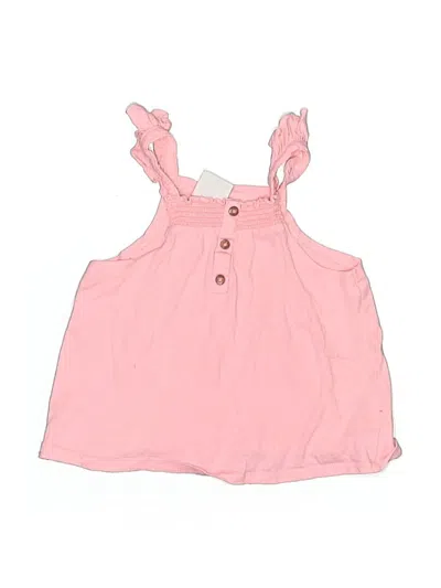 Pre-owned Zara Baby Kids' Sleeveless Blouse In Pink