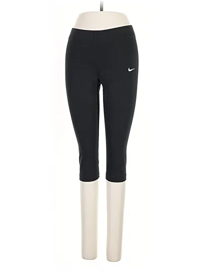 Pre-owned Nike Active Pants In Black