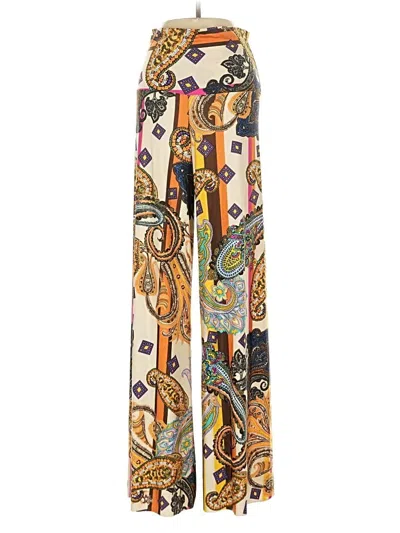 Pre-owned Just Usa Casual Pants In Yellow