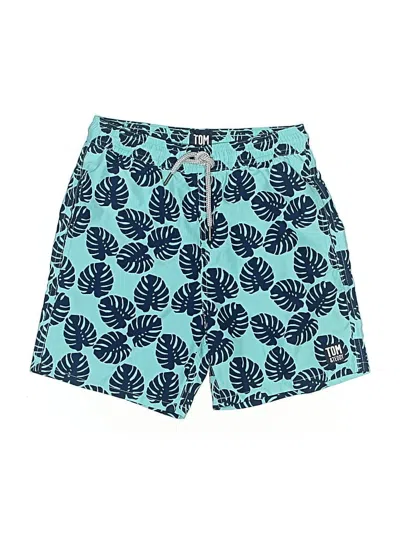 Pre-owned Tom & Teddy Kids' Board Shorts In Blue