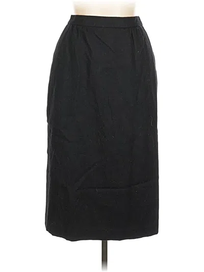 Pre-owned Koret Wool Skirt In Black