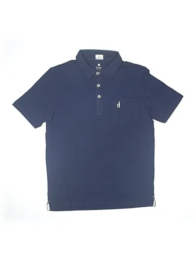 Pre-owned Johnnie-o Kids' Short Sleeve Top Blue Tops
