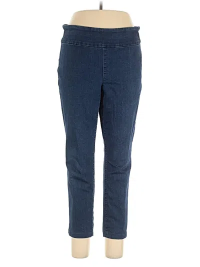 Pre-owned Charter Club Jeggings In Blue