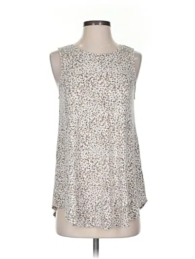 Pre-owned Old Navy Tank Top Silver Halter Neckline Tops