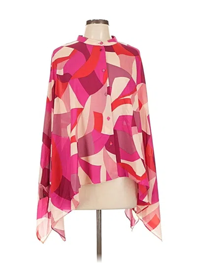 Pre-owned Eesome Long Sleeve Blouse In Pink