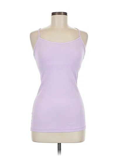 Pre-owned Lululemon Athletica Tank Top Purple Halter Neckline Tops