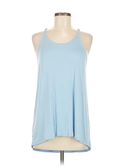 Pre-owned Michael Michael Kors Sleeveless Top Blue Halter Neckline Tops