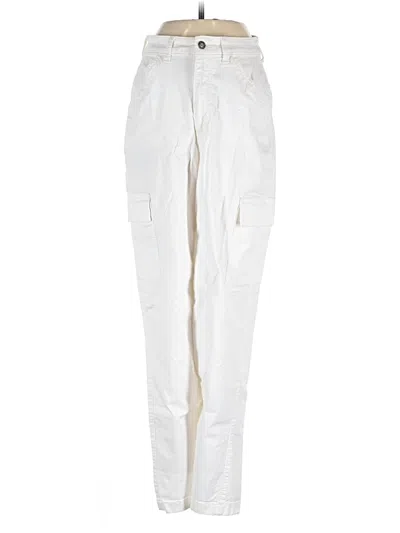 Pre-owned Hollister Cargo Pants In White
