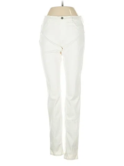 Pre-owned Uniqlo Jeggings In White