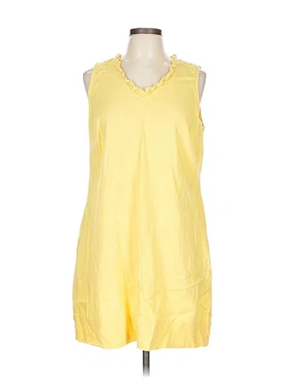 Pre-owned Briggs Casual Dress In Yellow