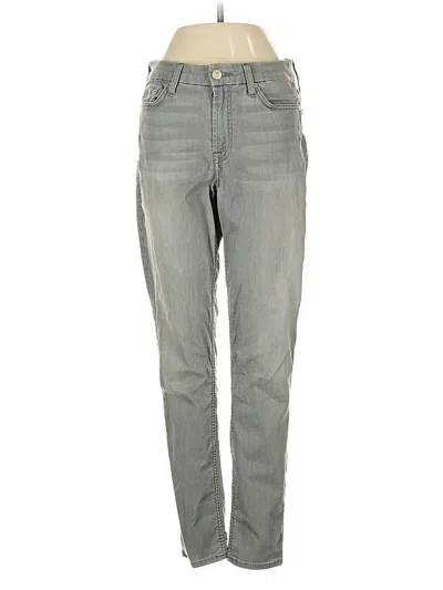 Pre-owned 7 For All Mankind Jeans In Gray