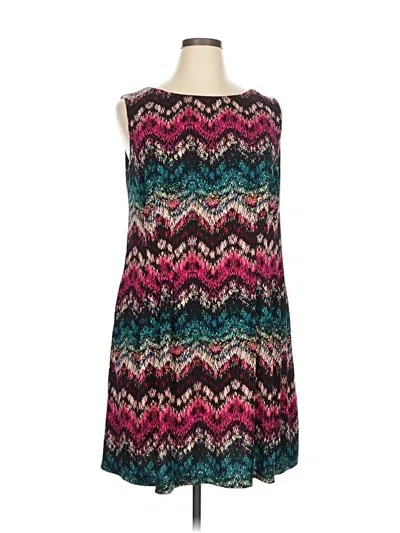 Pre-owned Connected Apparel Casual Dress In Blue