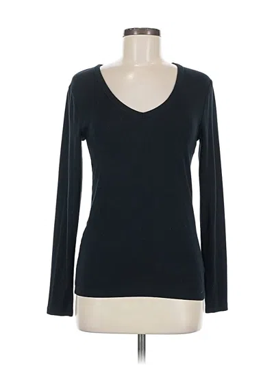 Pre-owned Gap Long Sleeve T-shirt In Black