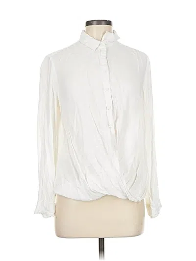 Pre-owned Beachlunchlounge Long Sleeve Turtleneck In White