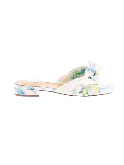 Pre-owned Comfortview Sandals In White